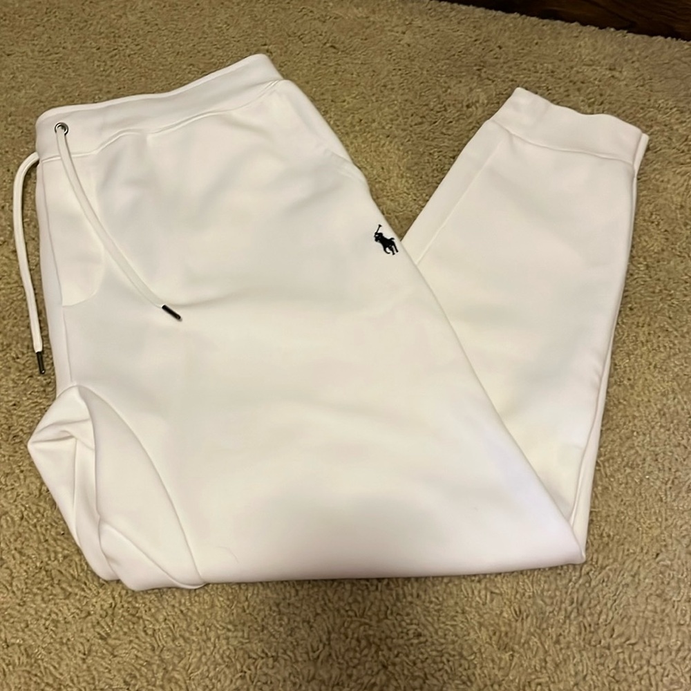 MENS white polo sweats